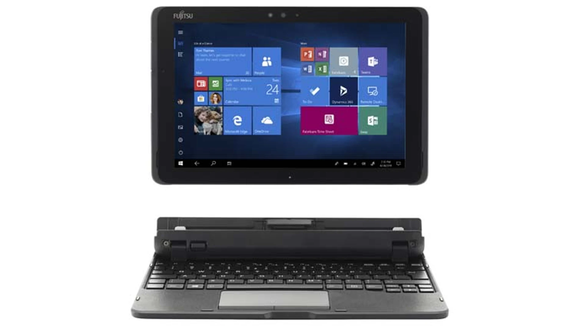 Puede utilizarse como tableta independiente o con una base de teclado que carga la batería.