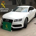 La Guardia Civil decomisó un vehículo de alta gama comprado, probablemente, con dinero sustraído
