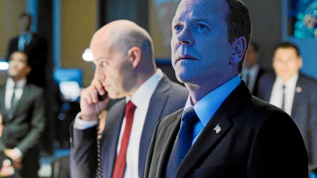 Kiefer Sutherland en «Sucesor designado», que acaba de ser cancelada. Foto: Netflix