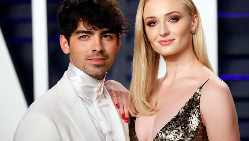 Joe Jonas y Sophie Turner, en la gala de Oscar