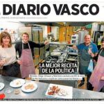 La «fraternal» cena de Navidad de la socialista Idoia Mendía con Otegi