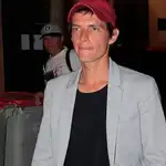 Camilo Blanes, a su llegada a la capilla ardiente de su padre