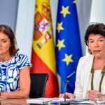 Isabel Celaá, durante la rueda de prensa del Consejo de Ministros