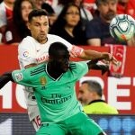 Ferland Mendy, en el partido ante el Sevilla