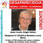Imagen del hombre desaparecido