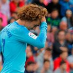Griezmann durante un partido con el Atlético de Madrid