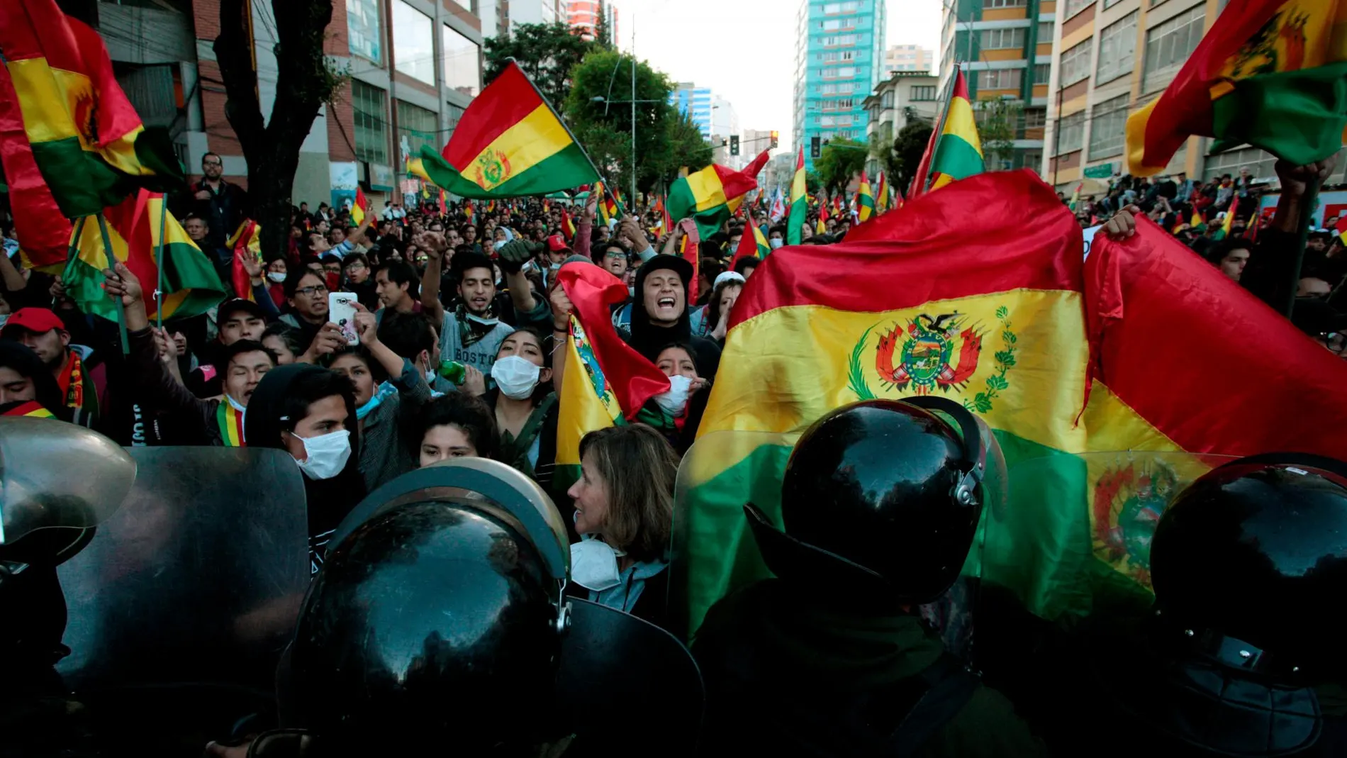 Protesta en las calles de la Paz/Reuters