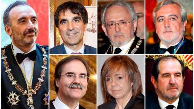 Los jueces del "procés"/Foto: Efe