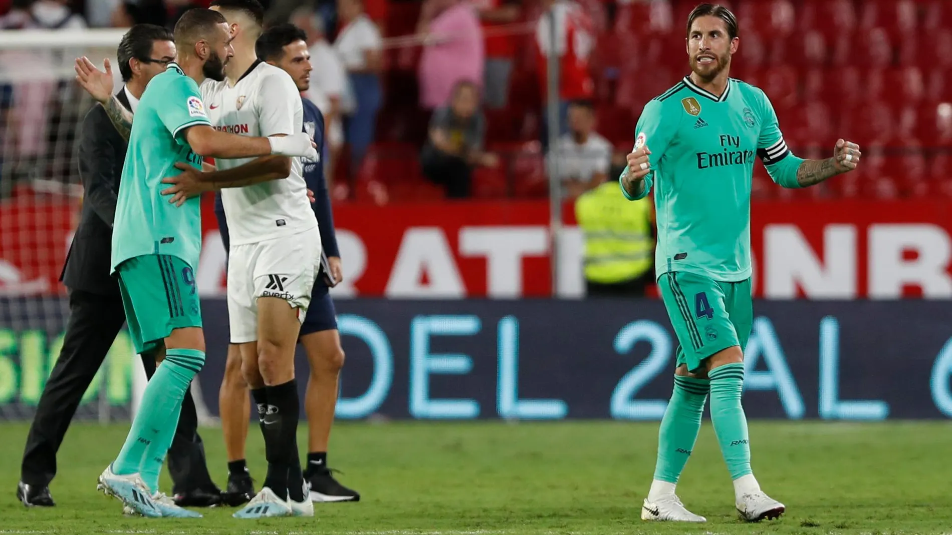 Sergio Ramos, al acabar el encuentro
