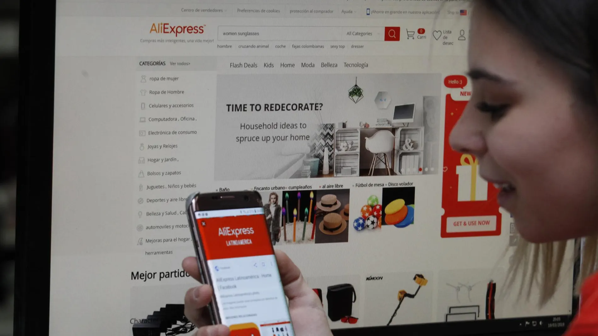 Aliexpress ya probó suerte con un establecimiento físico temporal en El Corte Inglés de Sanchinarro (Madrid)