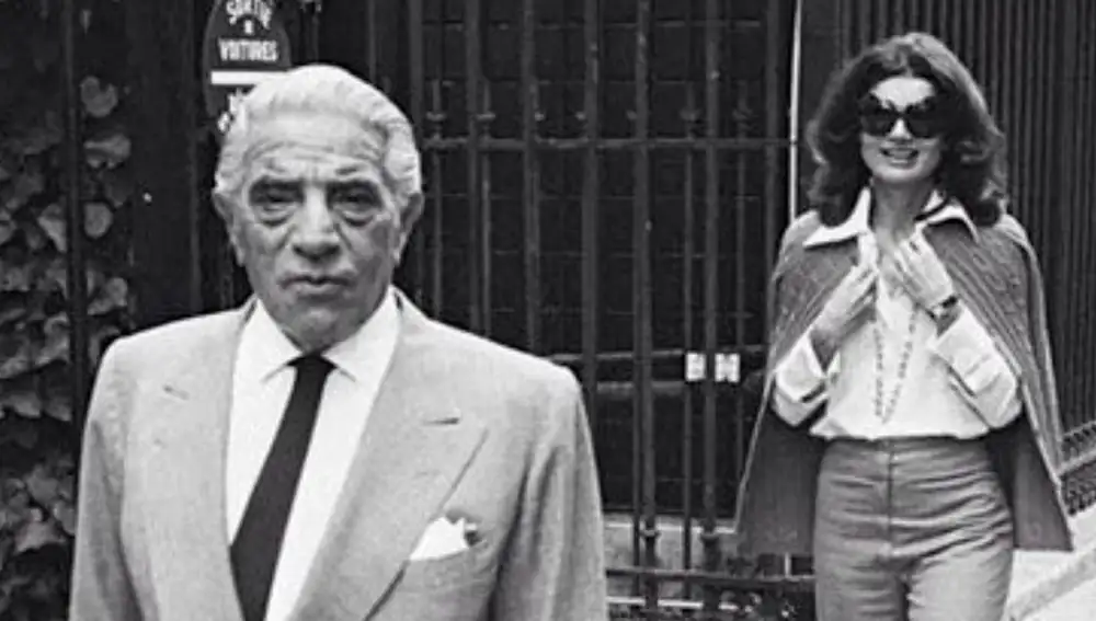 Aristóteles Onassis y Jackie Kennedy