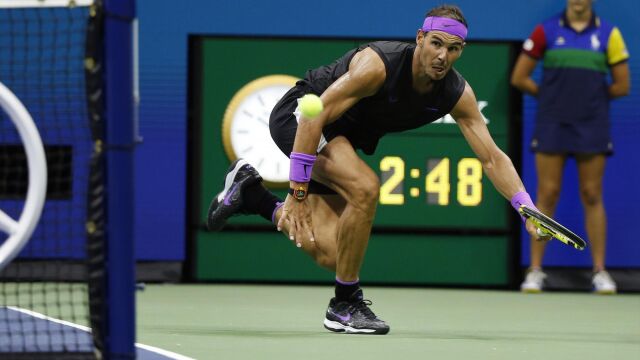 Nadal, en el último golpe de su puntazo