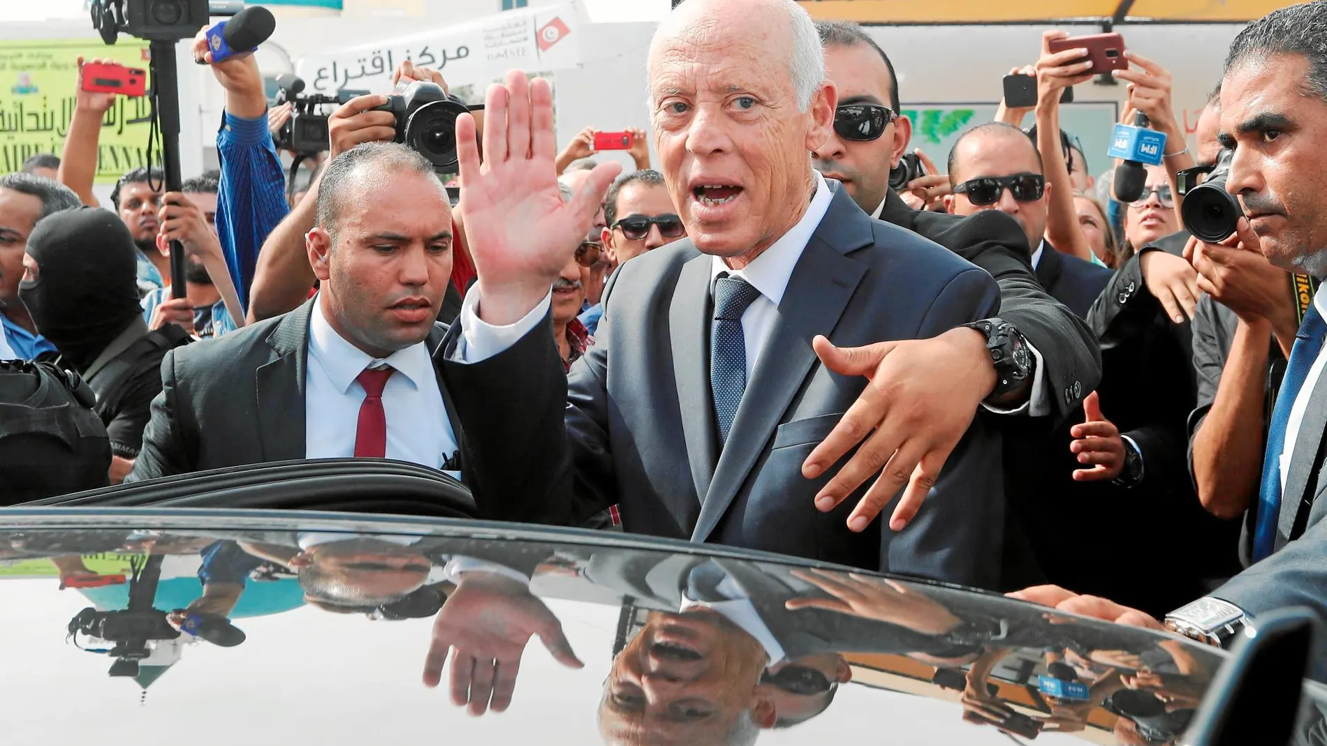 El presidente tunecino, Kais Saied