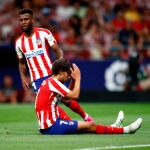 Joao Félix se lamenta tras fallar una ocasión con el Atleti
