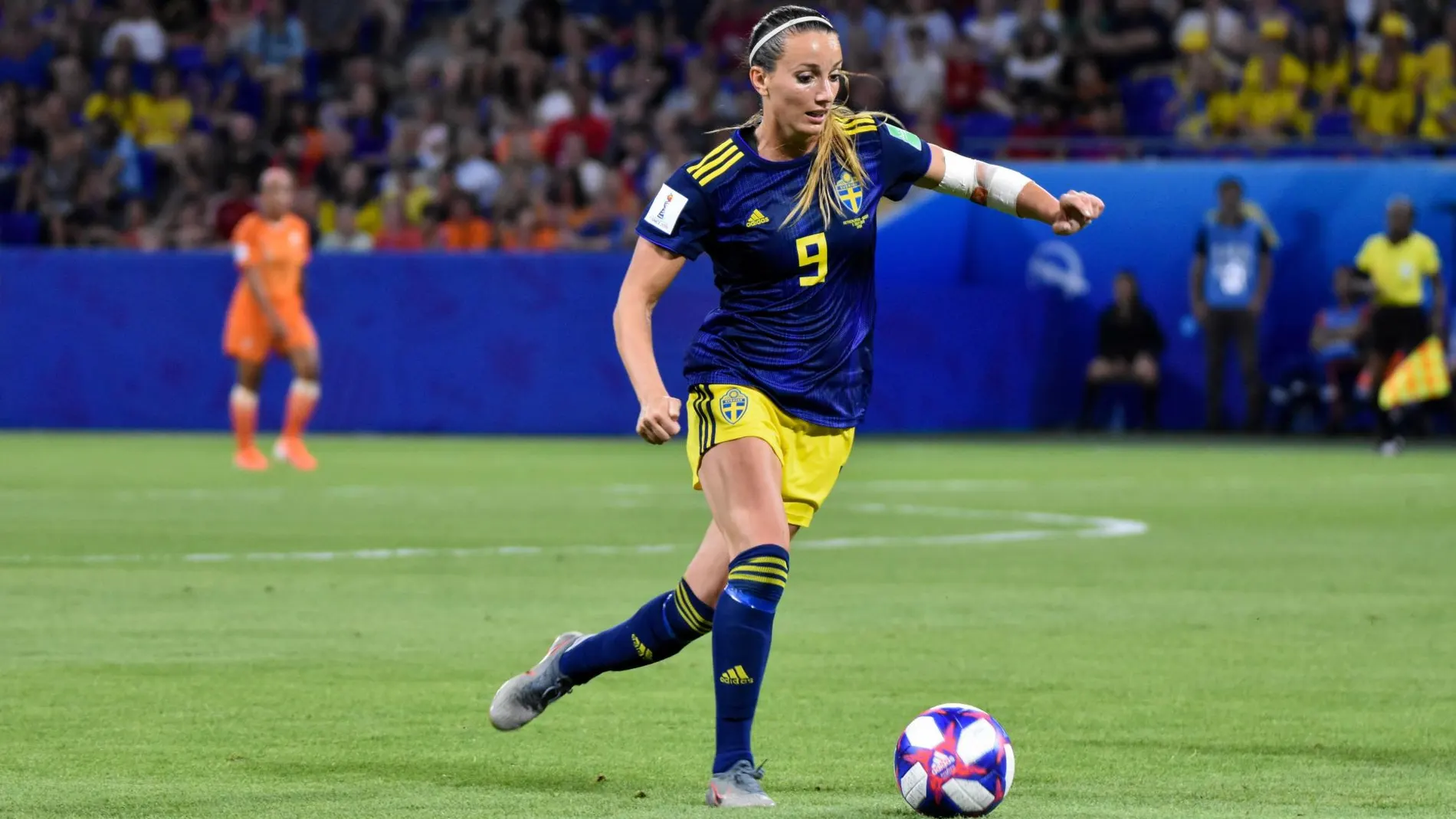 Kosovare Asllani, estrella del Real Madrid y de la selección de Suecia.