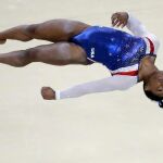 Simone Biles durante los Juegos Olímpicos de Río de Janeiro en 2016