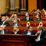 Pleno del Parlament de Cataluña.