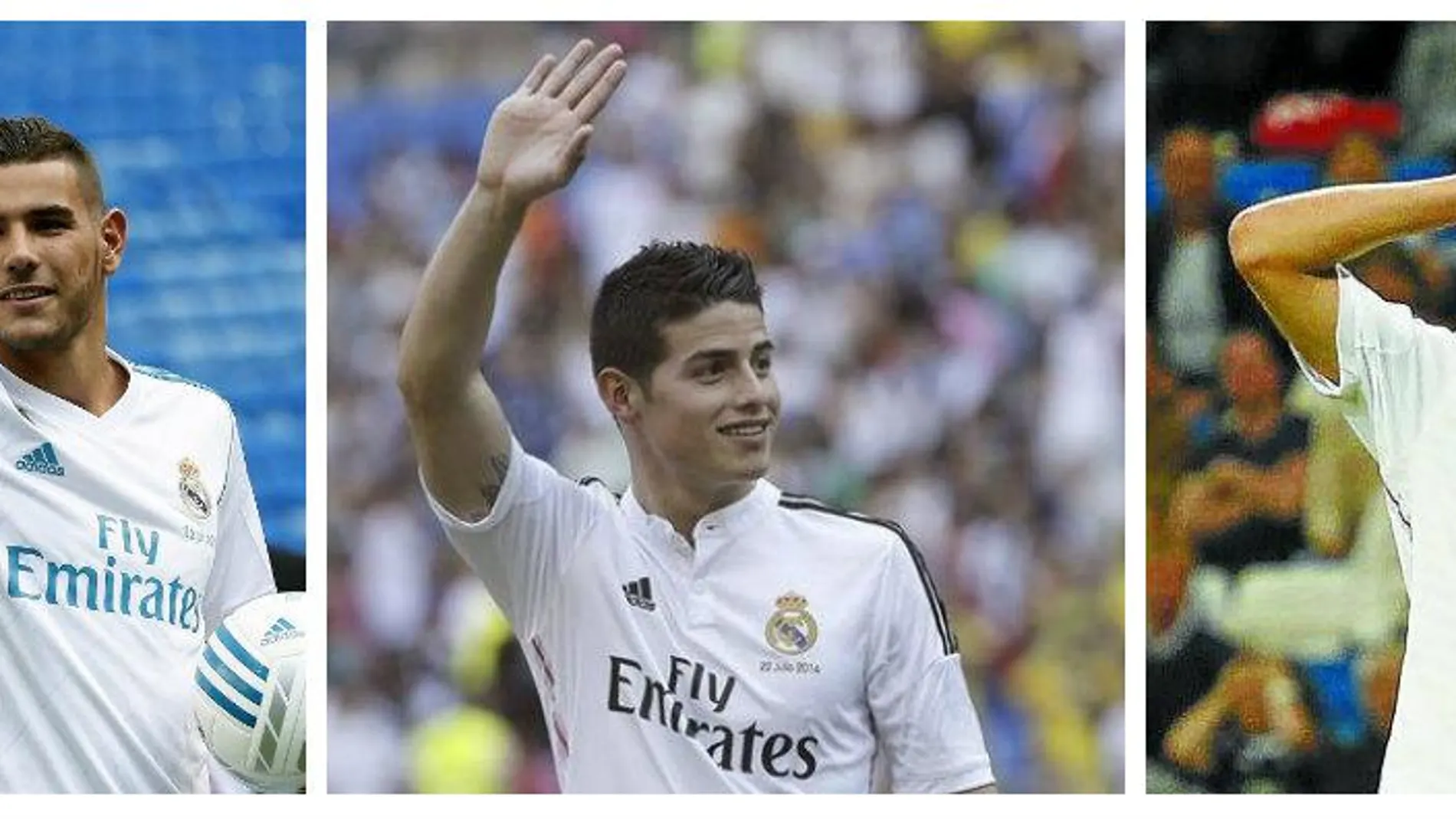 Theo, James y Odegaard