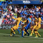 [GRAF536. 28/09/2019.- El guardameta del Barcelona, Marc Andre Ter Stegen (i) atrapa el balón]