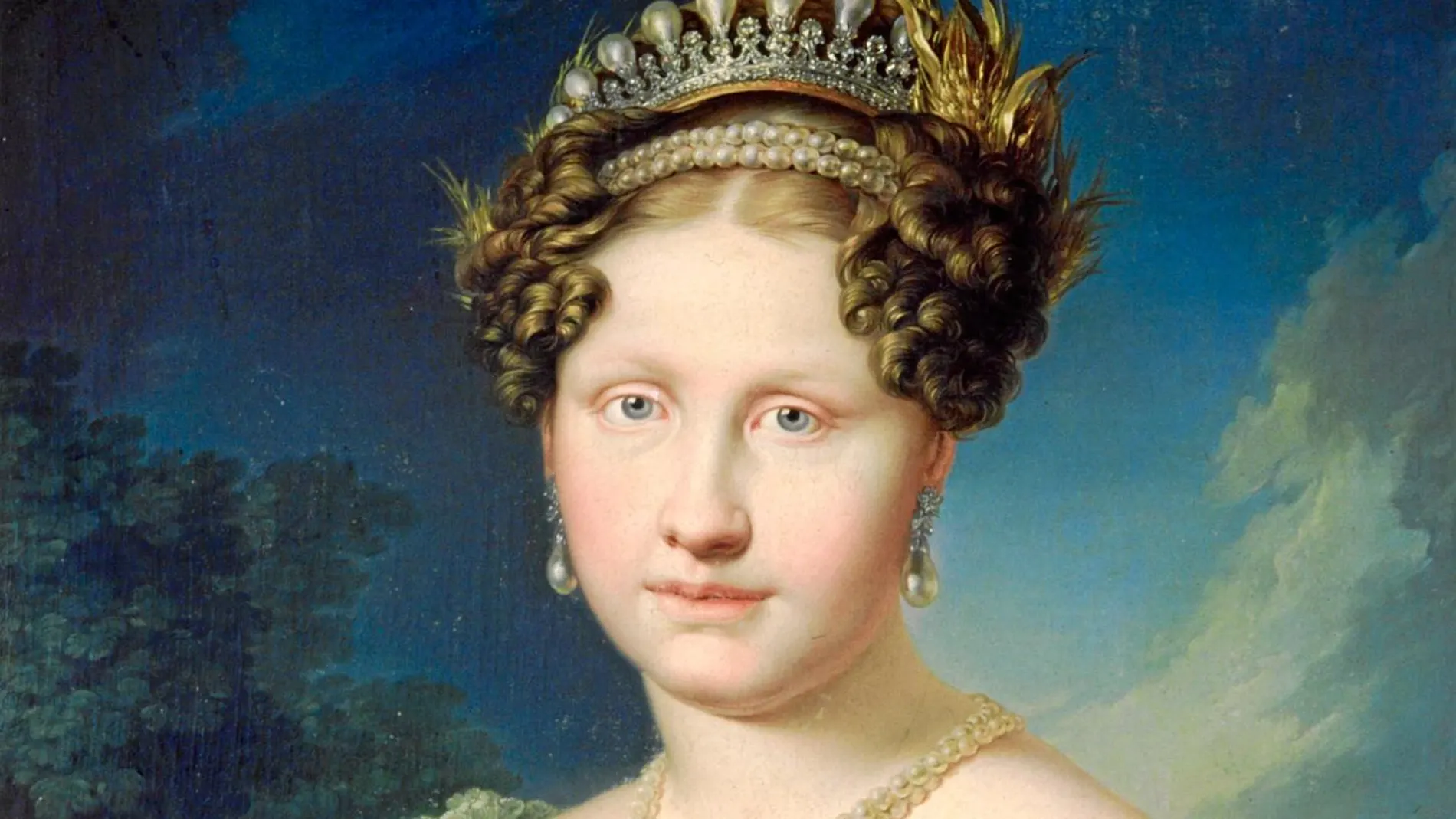 Luisa Carlota de Borbón-Dos Sicilias, cuadro de Vicente López Portaña