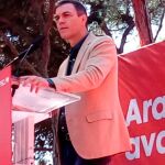 Sánchez, en la Fiesta de la Rosa que el PSC celebra en Gavà (Barcelona)