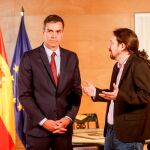 Pedro Sánchez y Pablo Iglesias