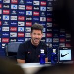 [Simeone, durante la rueda de prensa previa al partido ante el Leganés, correspondiente a la 2ªJornada]