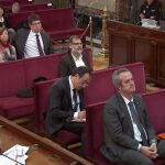 Los presos durante el juicio del “procés”