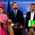 El portavoz de Vox en el Congreso y del comité negociador de estos pactos, Iván Espinosa de los Monteros.