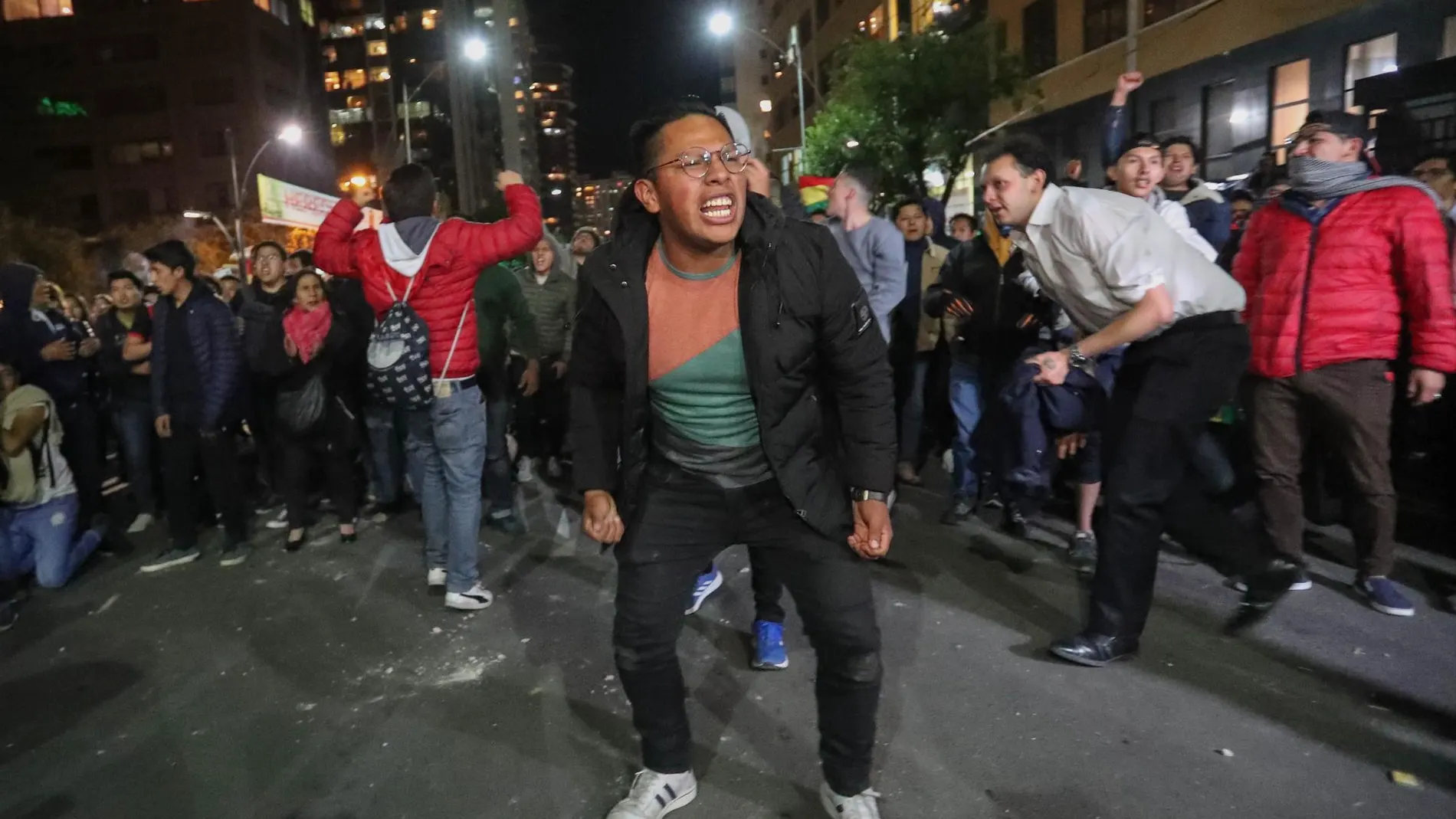 Protestas en Bolivia contra el resultado electoral