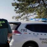 Patrullas de la Guardia Civil durante la búsqueda