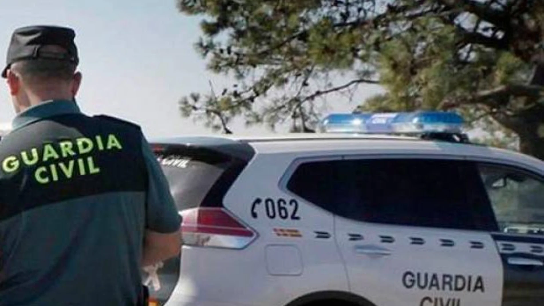 Patrullas de la Guardia Civil durante la búsqueda