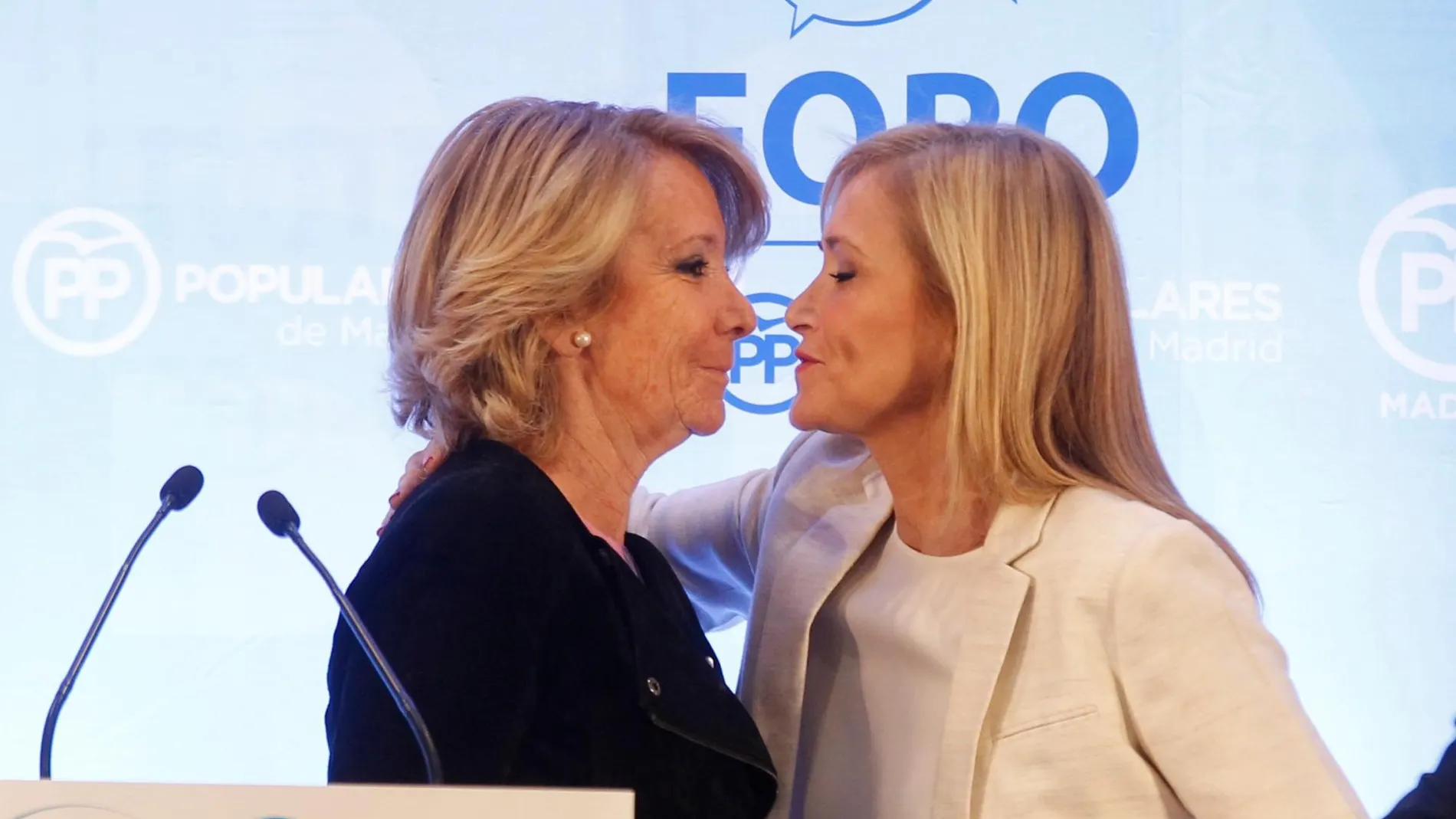 Esperanza Aguirre y Cristina Cifuentes/Foto: J. Fdz.-Largo