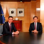 Pedro Sánchez y Albert Rivera, en la ronda de consultas / Cristina Bejarano