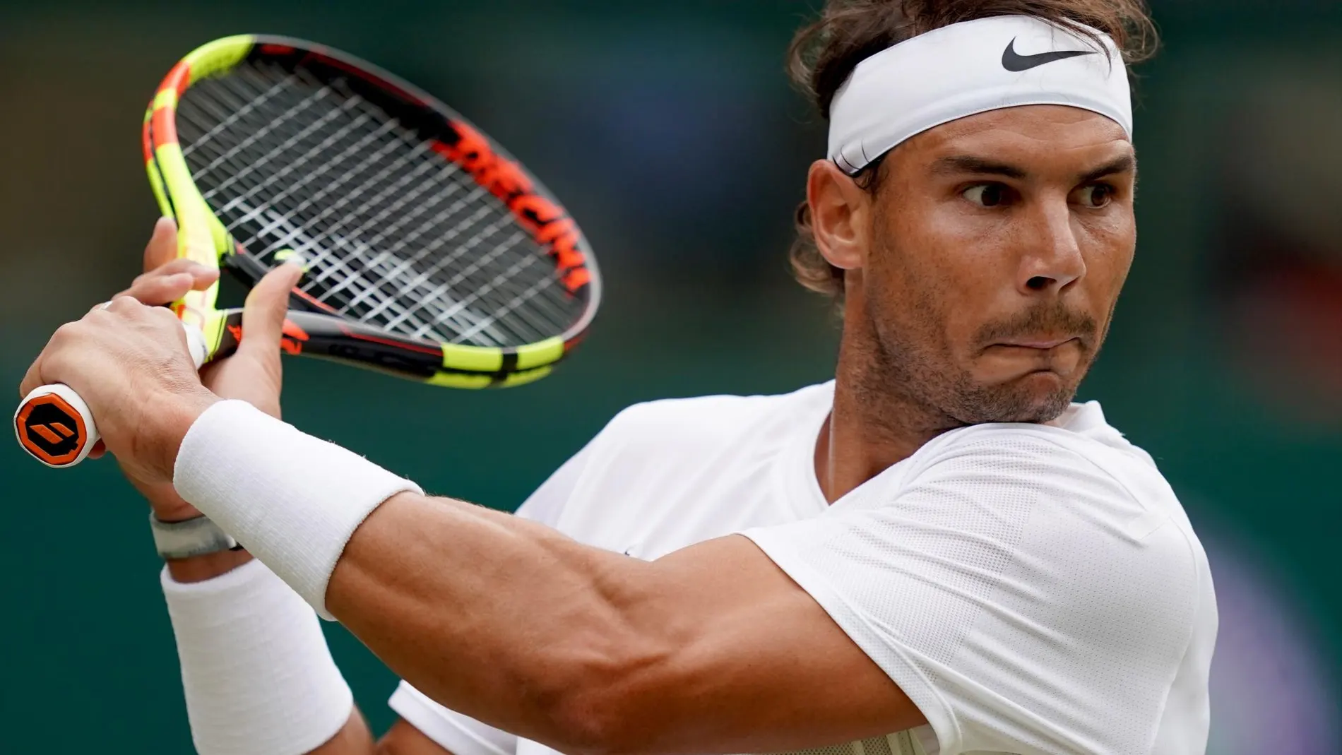 Rafa Nadal, en Wimbledon, en una foto de archivo