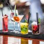 Imágen de archivo de diversas bebidas alcohólicas