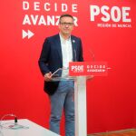 El secretario general del PSRM-PSOE, Diego Conesa