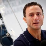 Rafaelillo durante la rueda de prensa que concedió en el Complejo Hospitalario de Navarra