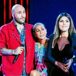 Isabel Pantoja, junto a Kiko e Isa, tras volver de su aventura de supervivencia en Honduras. Los hijos de la artista se mostraron muy cariñosos en público a pesar del distanciamiento existente entre ellos desde hace algún tiempo.