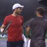 Murray y Fognini, en plena discusión