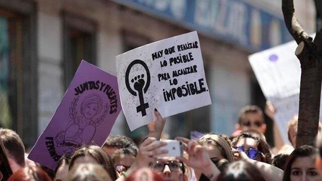 Manifestación de apoyo a la víctima de La Manada/Ep