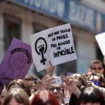 Manifestación de apoyo a la víctima de La Manada/Ep