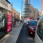 Imagen del cartel de Ureña en la Gran Via