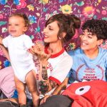 Jana y Verónica con su hijo Álex