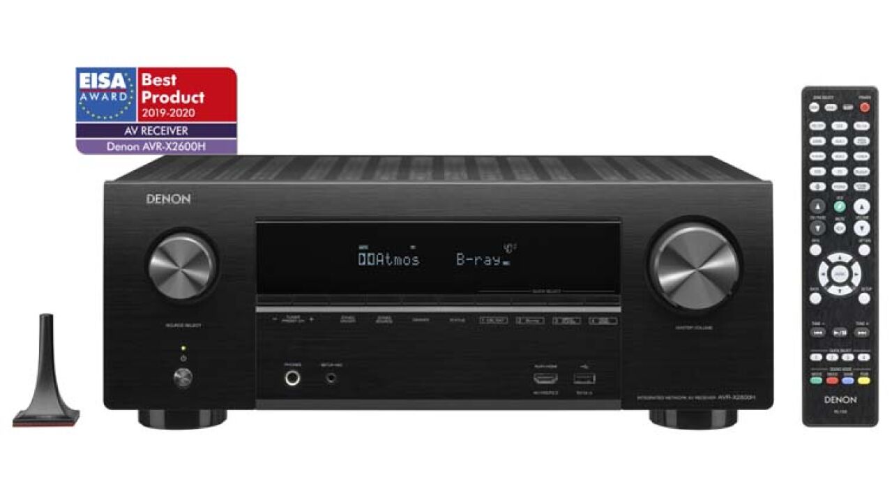 El mejor receptor AV es el Denon AVR-X2600H, según EISA