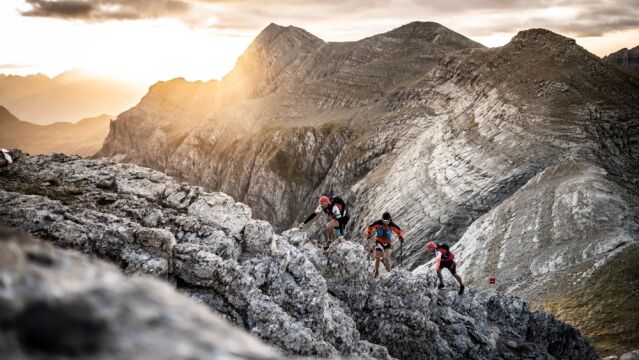 Espectacular imagen de la décimotercera Canfranc Canfranc. Foto José Miguel Muñoz Egea.
