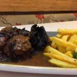 Imagen de un plato de albóndigas