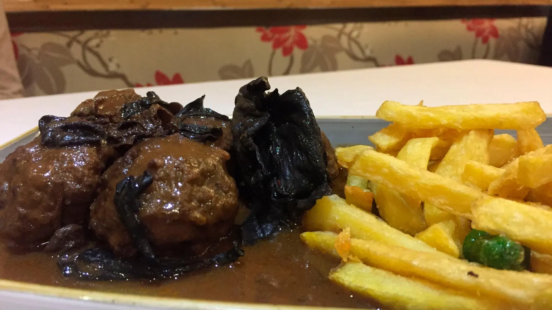Imagen de un plato de albóndigas
