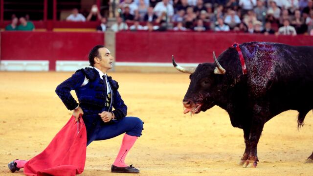 El diestro Manuel Jesús Cid Salas "El Cid"en el coso de La Misericordia