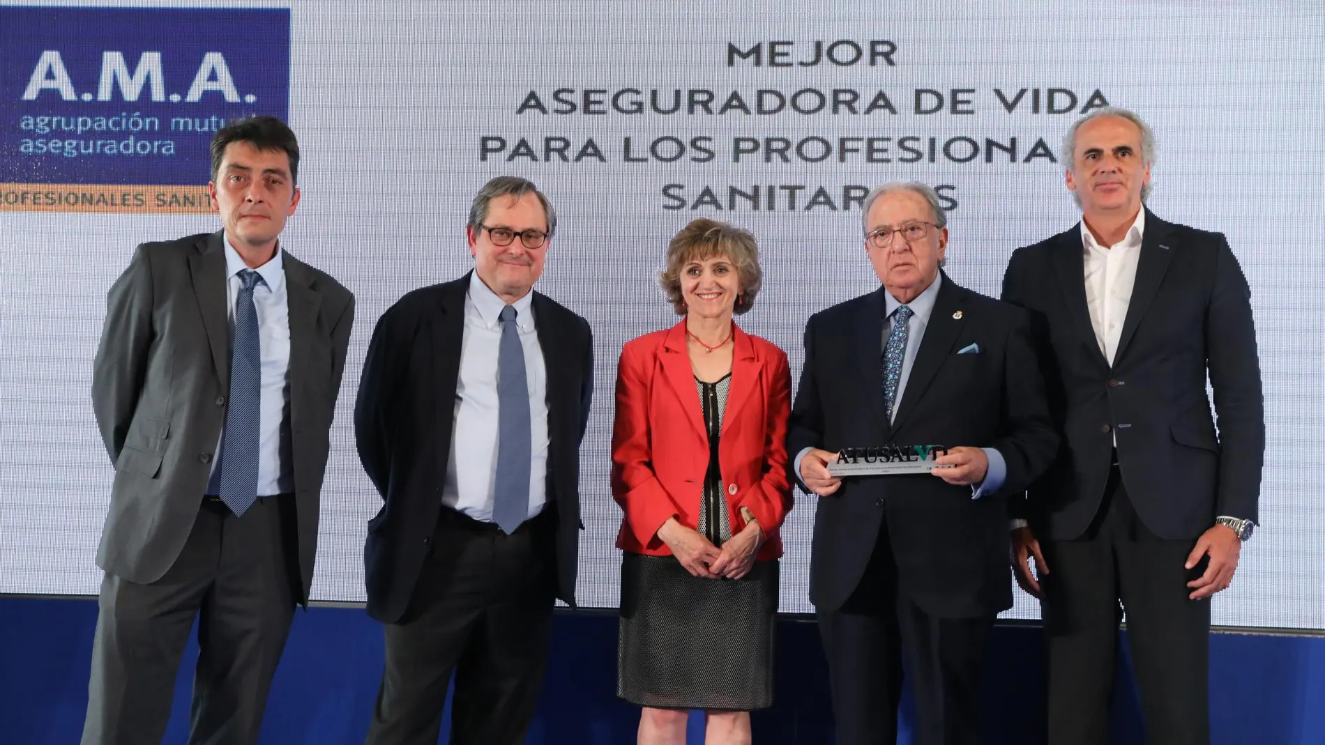 Sergio Alonso, Francisco Marhuenda, María Luisa Carcedo, Diego Murillo y Enrique Ruiz Escudero